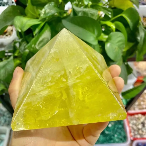 Yellow Quartz Pyramid-ToShay.org