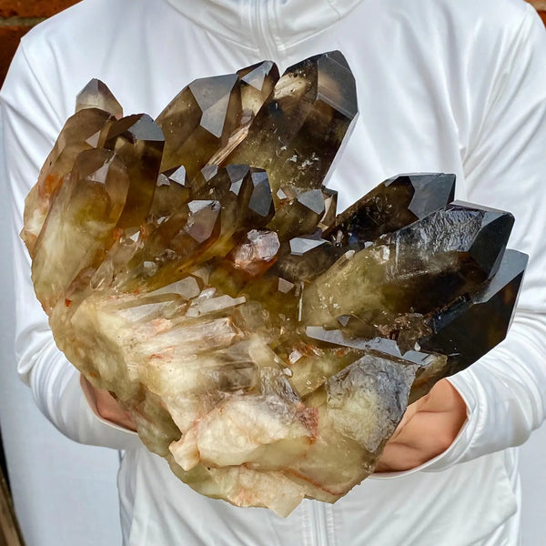 Smokey Quartz Crystal Cluster-ToShay.org