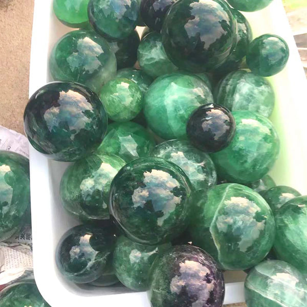 Green Fluorite Ball-ToShay.org