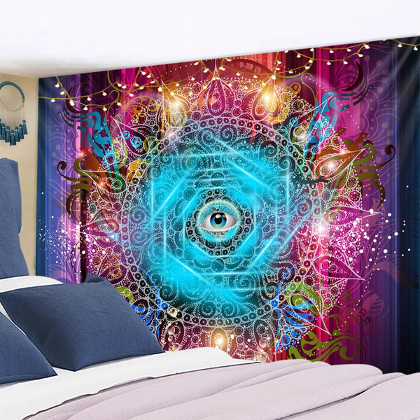 Psychedelic Eye Tapestry-ToShay.org