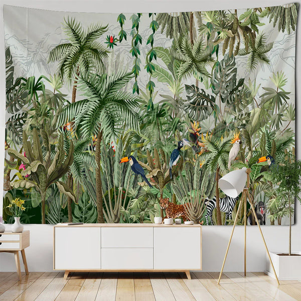 Tropical Plants Tapestry-ToShay.org