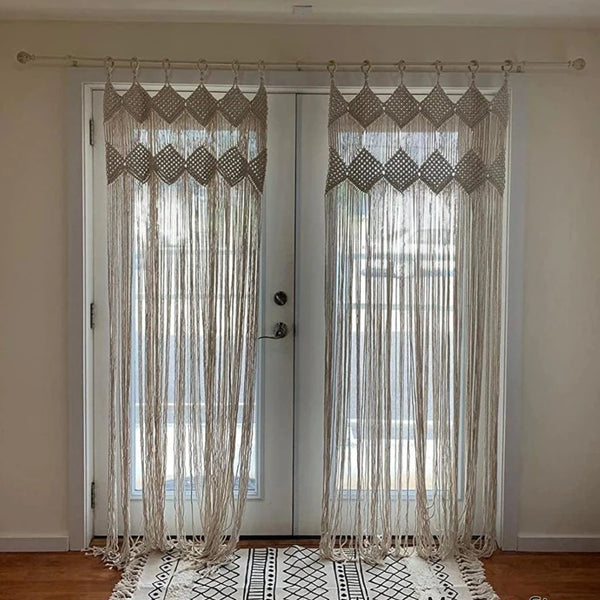 Macrame Curtains-ToShay.org