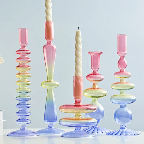 Glass Candle Holder-ToShay.org