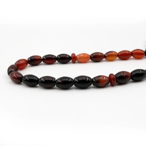 Orange Agate Prayer Beads-ToShay.org