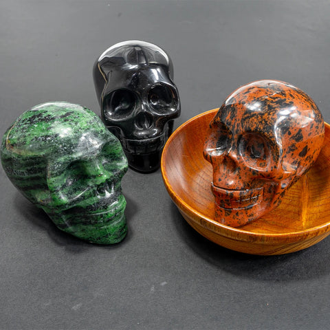 Mixed Obsidian Skulls-ToShay.org