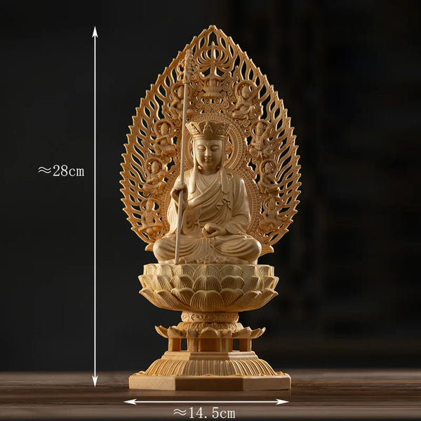 Wood Guanyin Buddha-ToShay.org