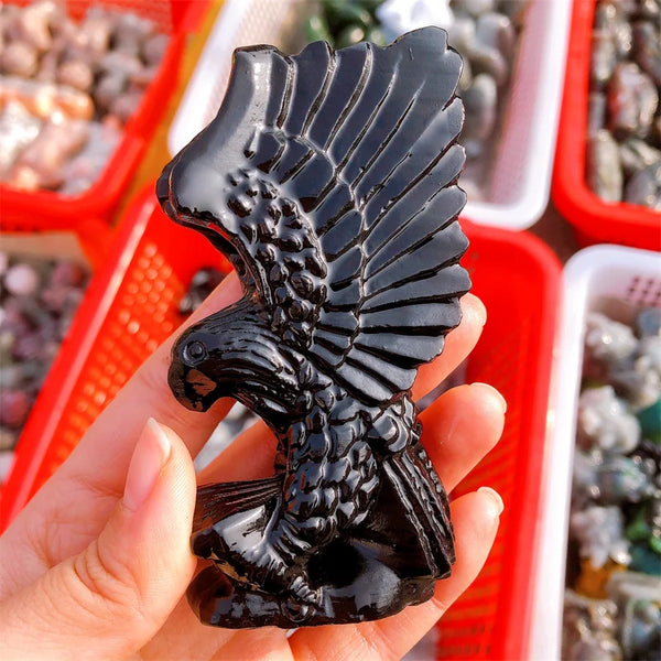 Black Obsidian Eagle-ToShay.org