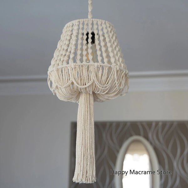 Macrame Lamp Shade-ToShay.org