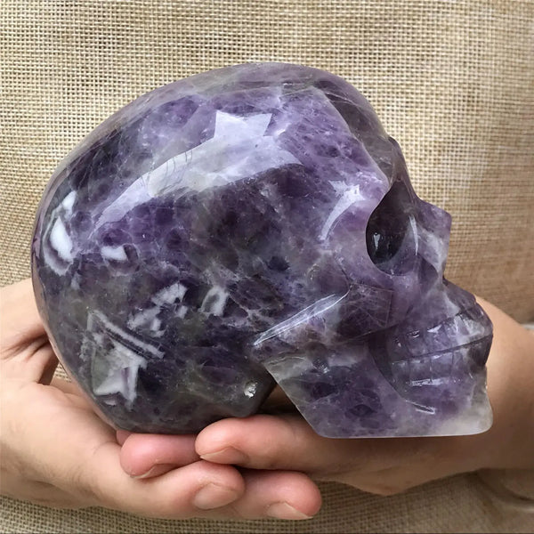 Purple Amethyst Skull-ToShay.org