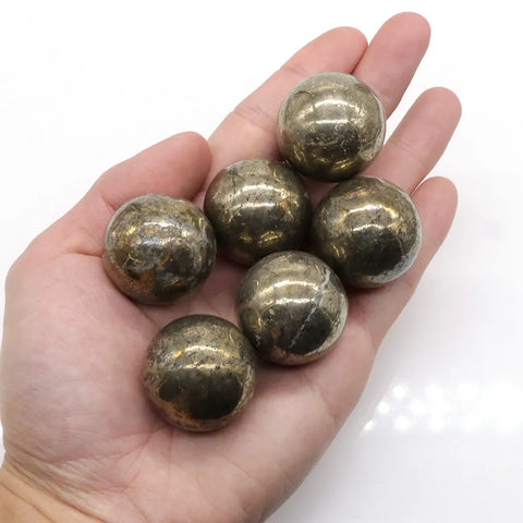 Gold Iron Pyrite Balls-ToShay.org