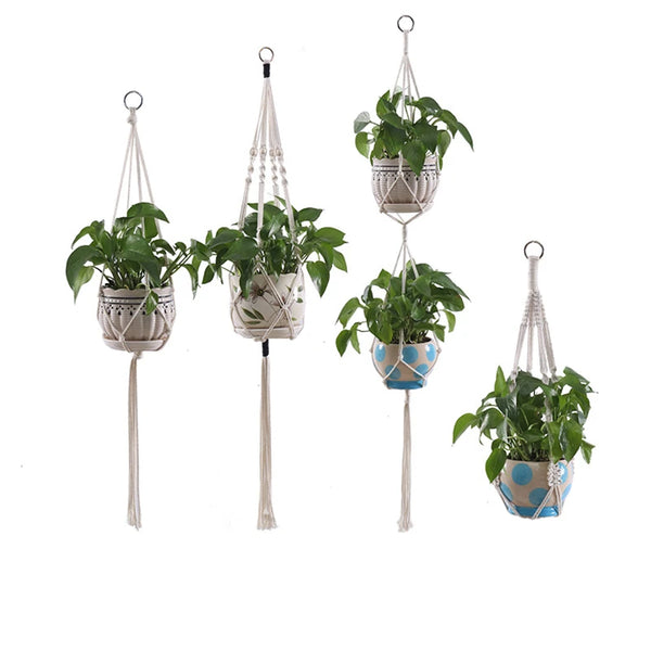 Macrame Plant Hanger Baskets-ToShay.org