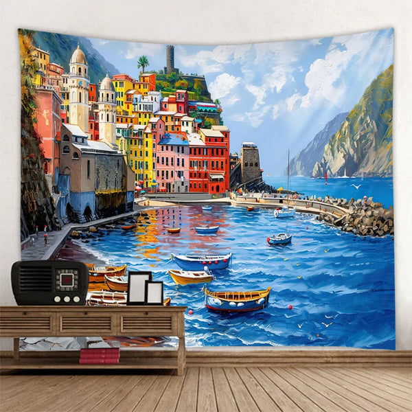 Sea View Art Tapestry-ToShay.org