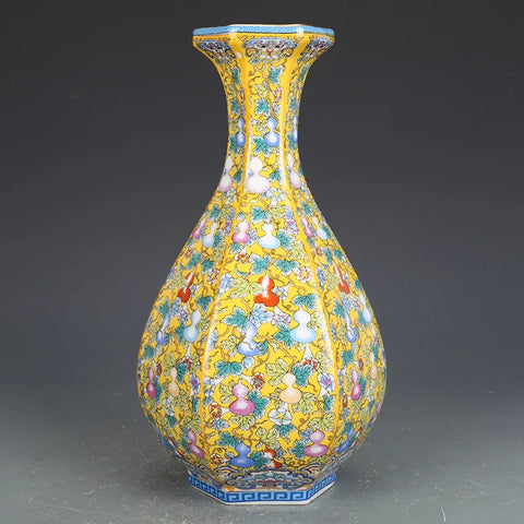 Yellow Flower Vase-ToShay.org