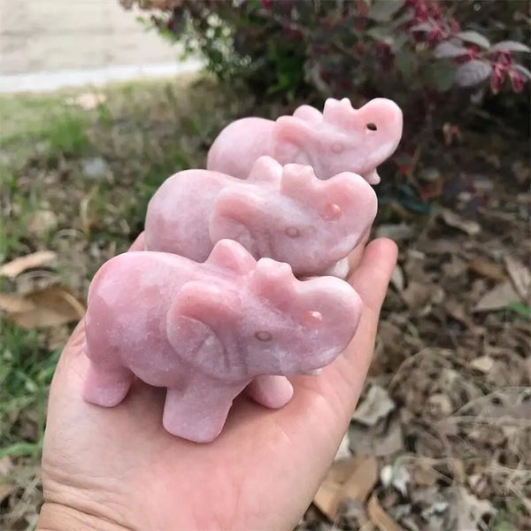 Pink Opal Elephant-ToShay.org