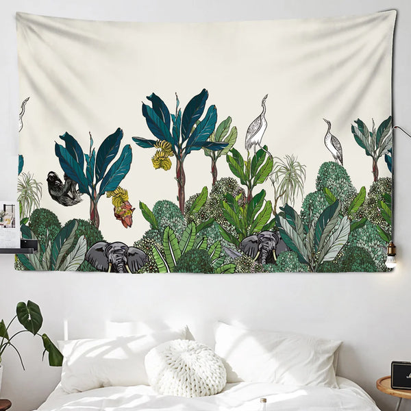 Tropical Plants Tapestry-ToShay.org