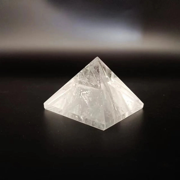 Clear Rock Crystal Pyramid-ToShay.org