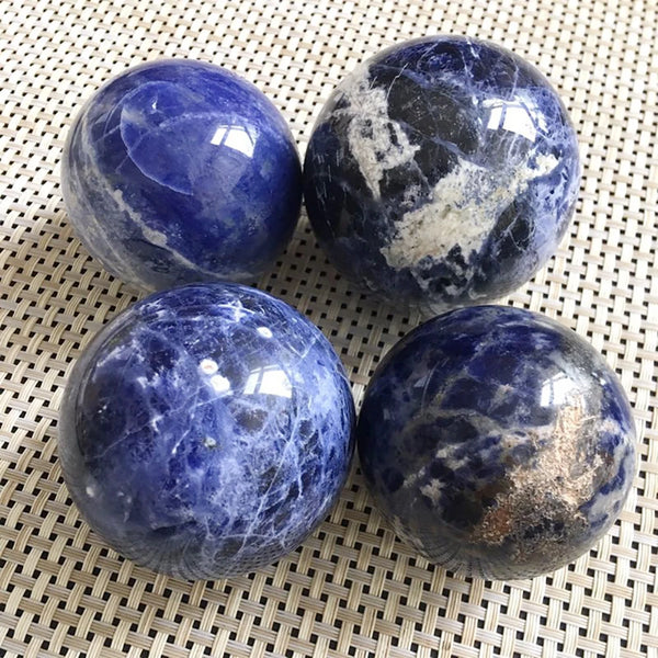 Blue Vein Quartz Ball-ToShay.org