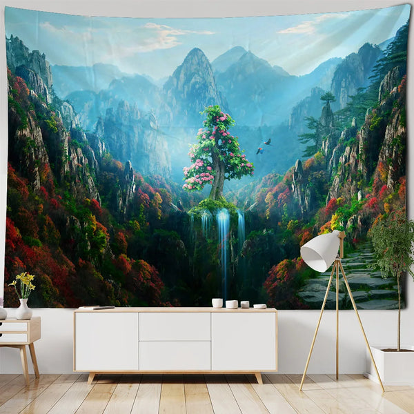 Forest Landscape Art Tapestry-ToShay.org