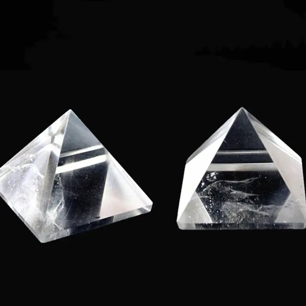 Clear Crystal Pyramid-ToShay.org