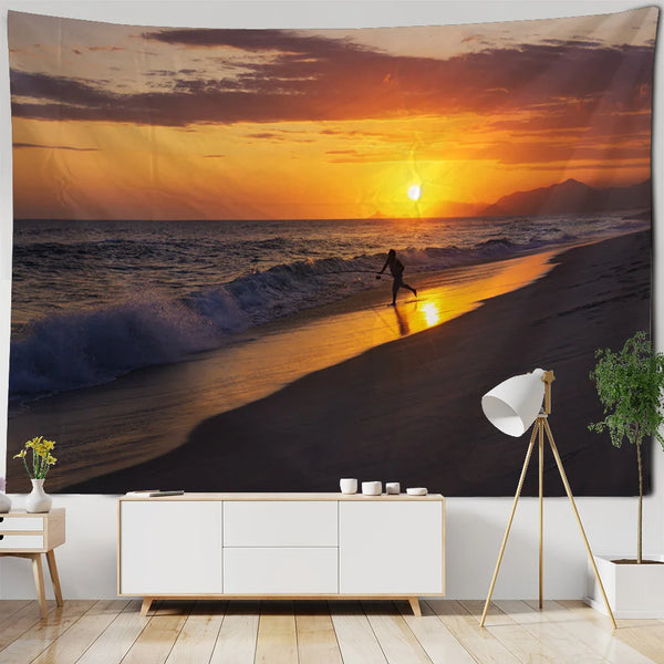 Seaside Sunset Tapestry-ToShay.org