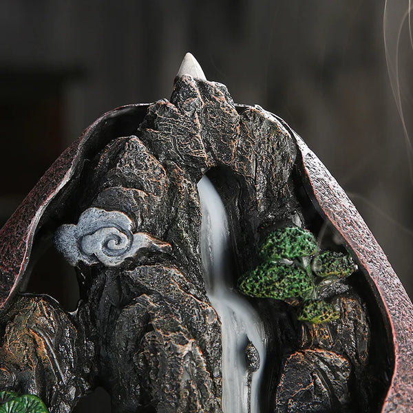 Waterfall Backflow Incense Burner-ToShay.org