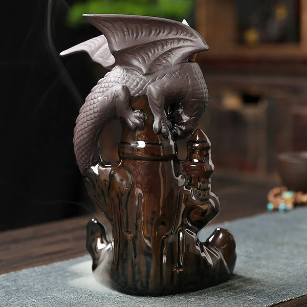 Dragon Waterfall Incense Holder-ToShay.org