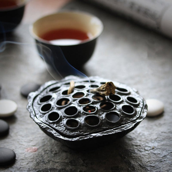 Lotus Pod Incense Burner-ToShay.org