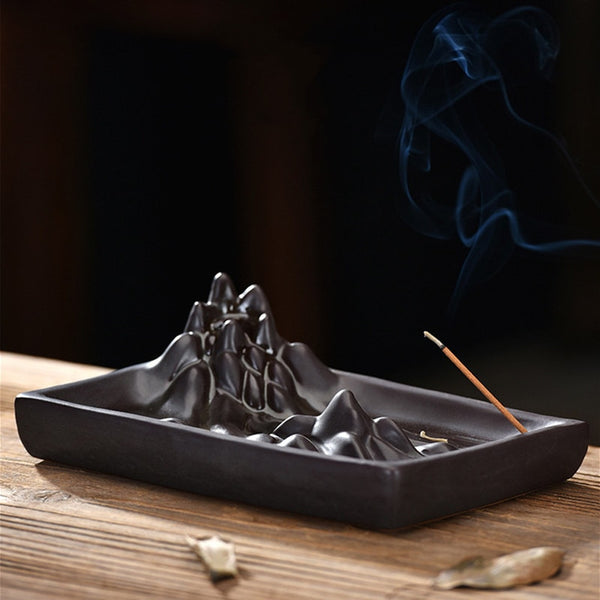 Mountain Backflow Incense Burner-ToShay.org