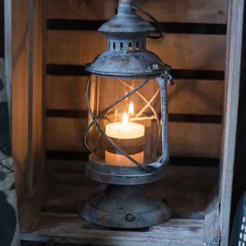 Iron Art Candle Lantern-ToShay.org