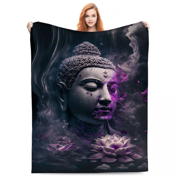 Buddha Plush Blanket-ToShay.org