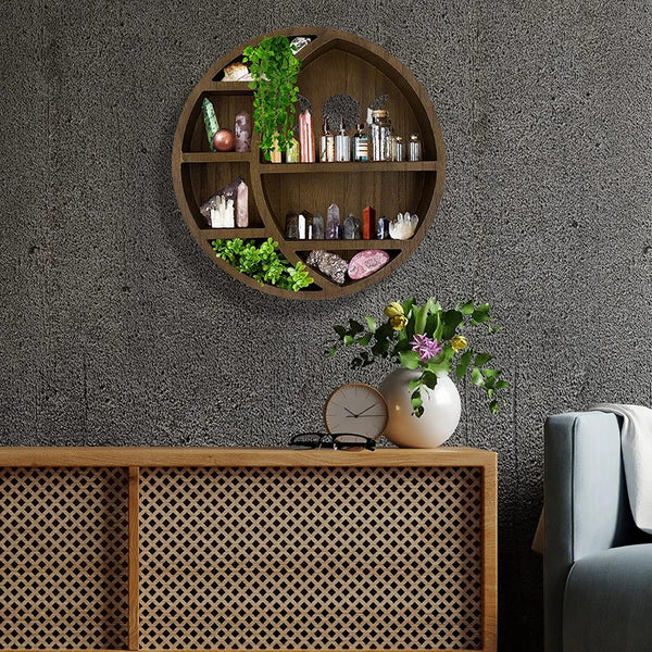 Moon Shelf Wall Rack-ToShay.org