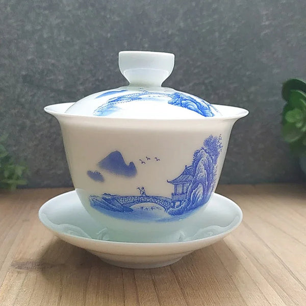 Gaiwan Ceramic Tea Tureen-ToShay.org