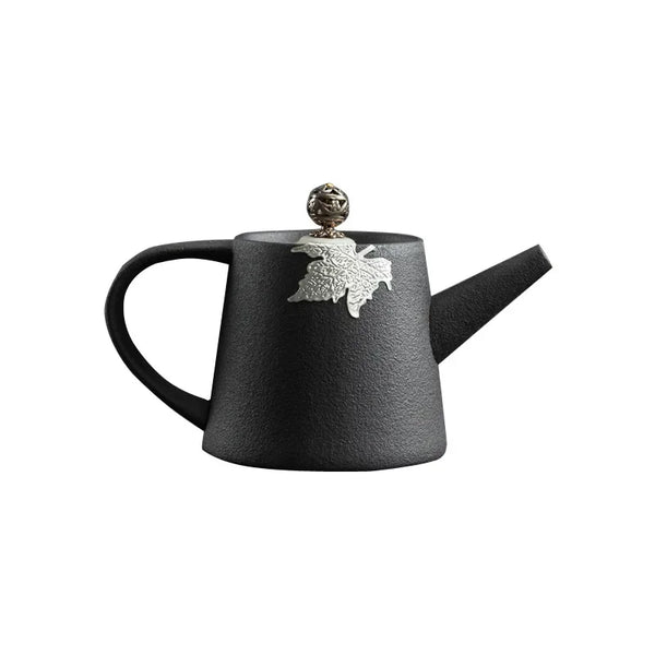 Black Pottery Tea Pot-ToShay.org