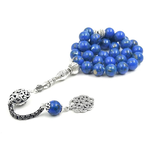 Blue Stone Prayer Beads-ToShay.org