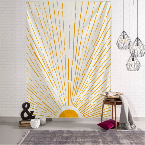 Sun Ray Art Tapestry-ToShay.org