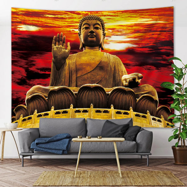 Buddha Meditation Tapestry-ToShay.org