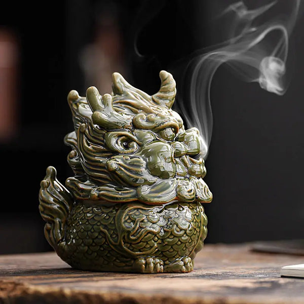 Foo Dragon Incense Holder-ToShay.org