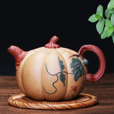 Pumpkin Tea Pot-ToShay.org