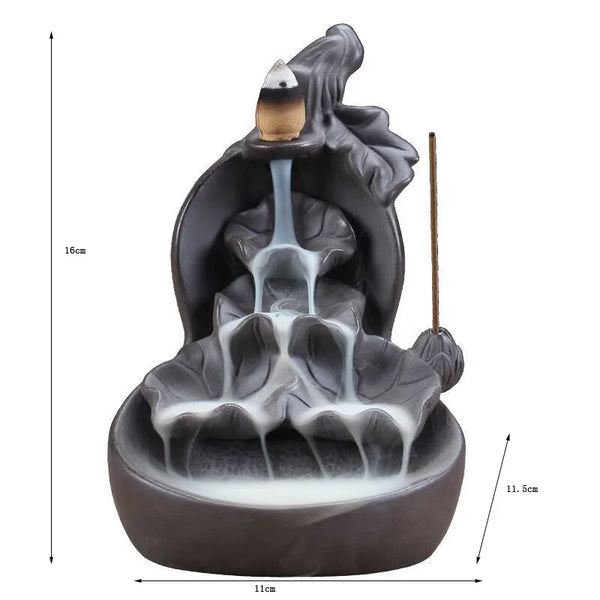 Gourd Waterfall Incense Burner-ToShay.org