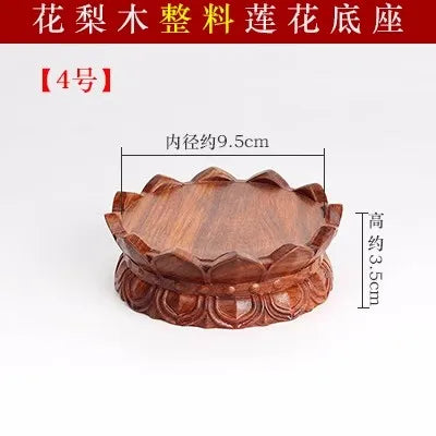 Wood Lotus Base-ToShay.org