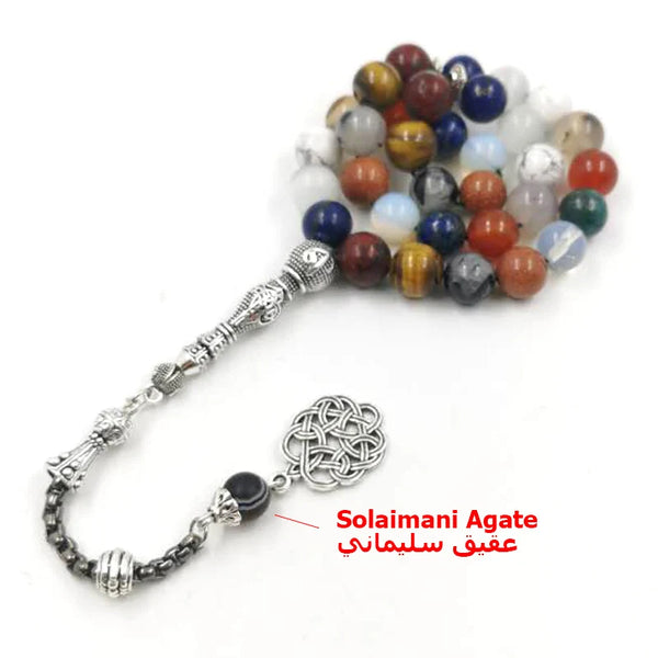 Mixed Quartz Crystal Prayer Beads-ToShay.org