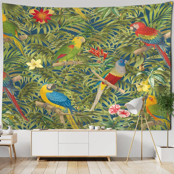 Garden Bird Art Tapestry-ToShay.org