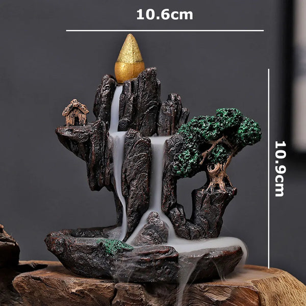 Mountain Waterfall Incense Furnace-ToShay.org