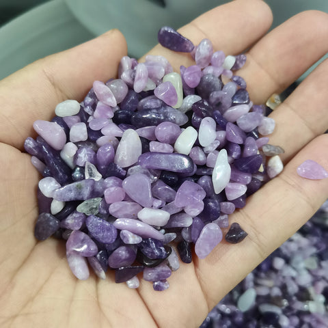 Purple Lepidolite Crystal Gravel-ToShay.org