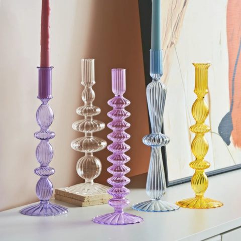 Glass Candle Holder-ToShay.org