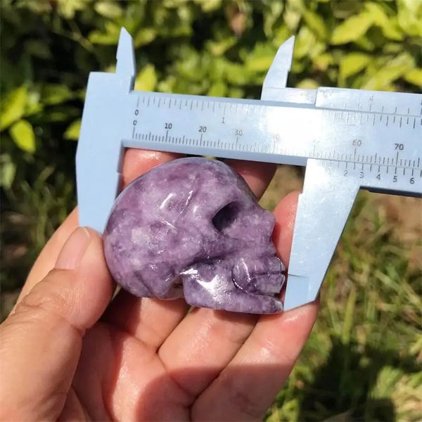 Purple Mica Skull-ToShay.org