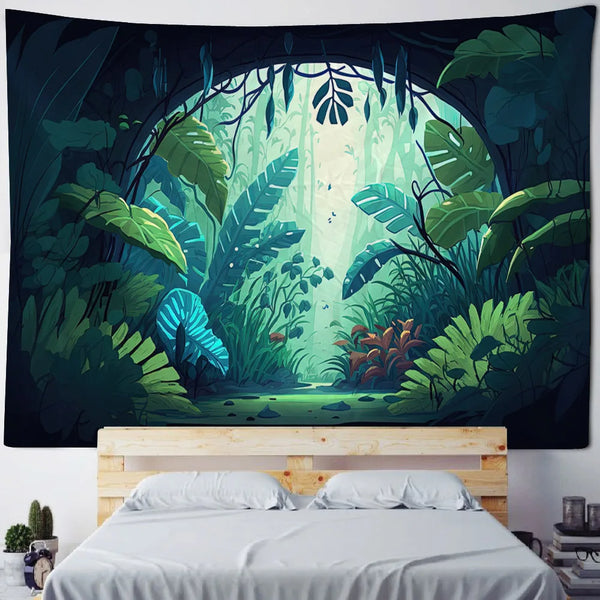 Tropical Rainforest Tapestry-ToShay.org