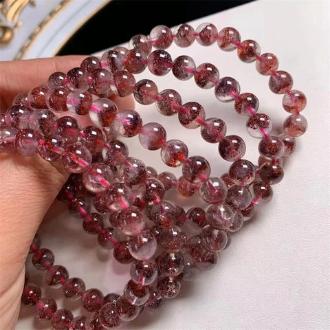 Red Strawberry Quartz Bracelet-ToShay.org