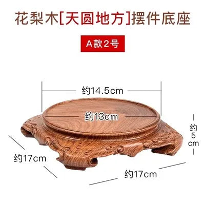 Wood Circular Base-ToShay.org