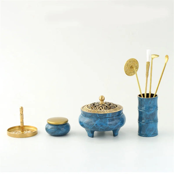 Copper Incense Burner Tools Gift Box-ToShay.org